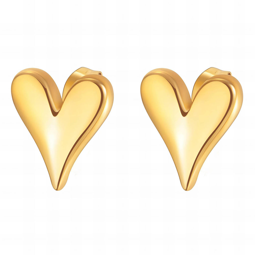 Orecchini “Lover’s Heart” – Maison C | Oro 18K effetto specchio