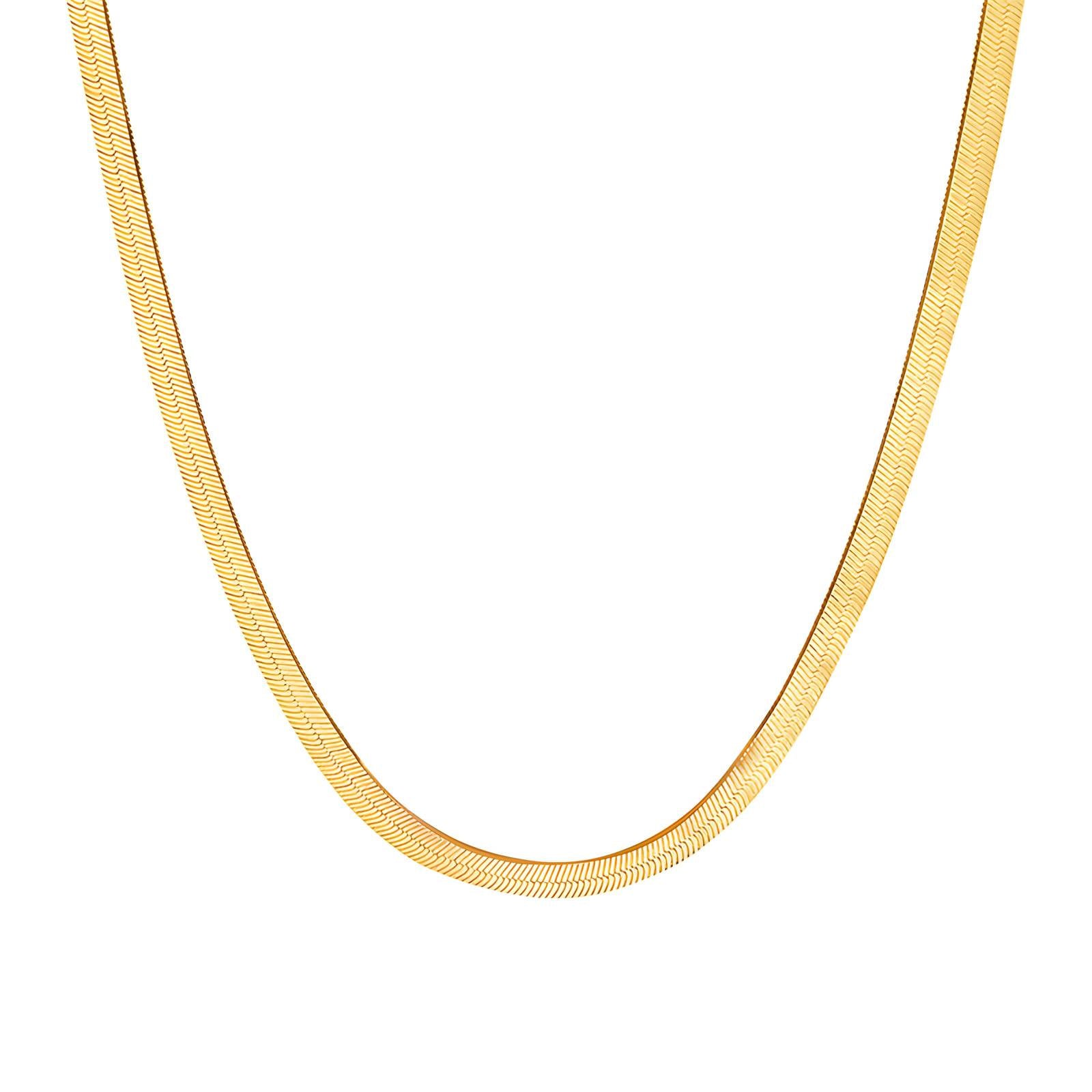 Collana “Golden Snake” – Maison C | Acciaio placcato oro 18K
