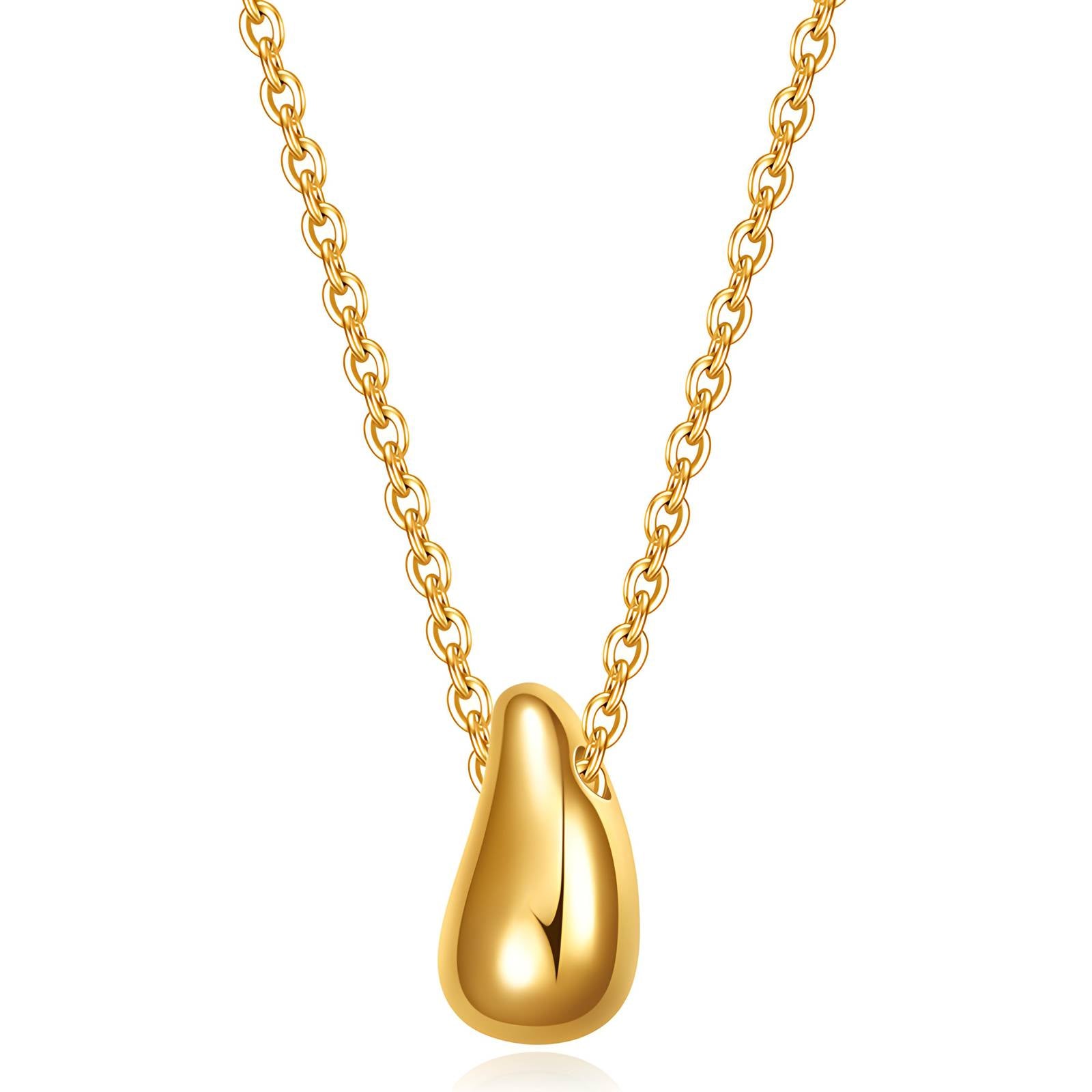 Collana “Larme d’Or” – Maison C | Acciaio placcato oro 18K
