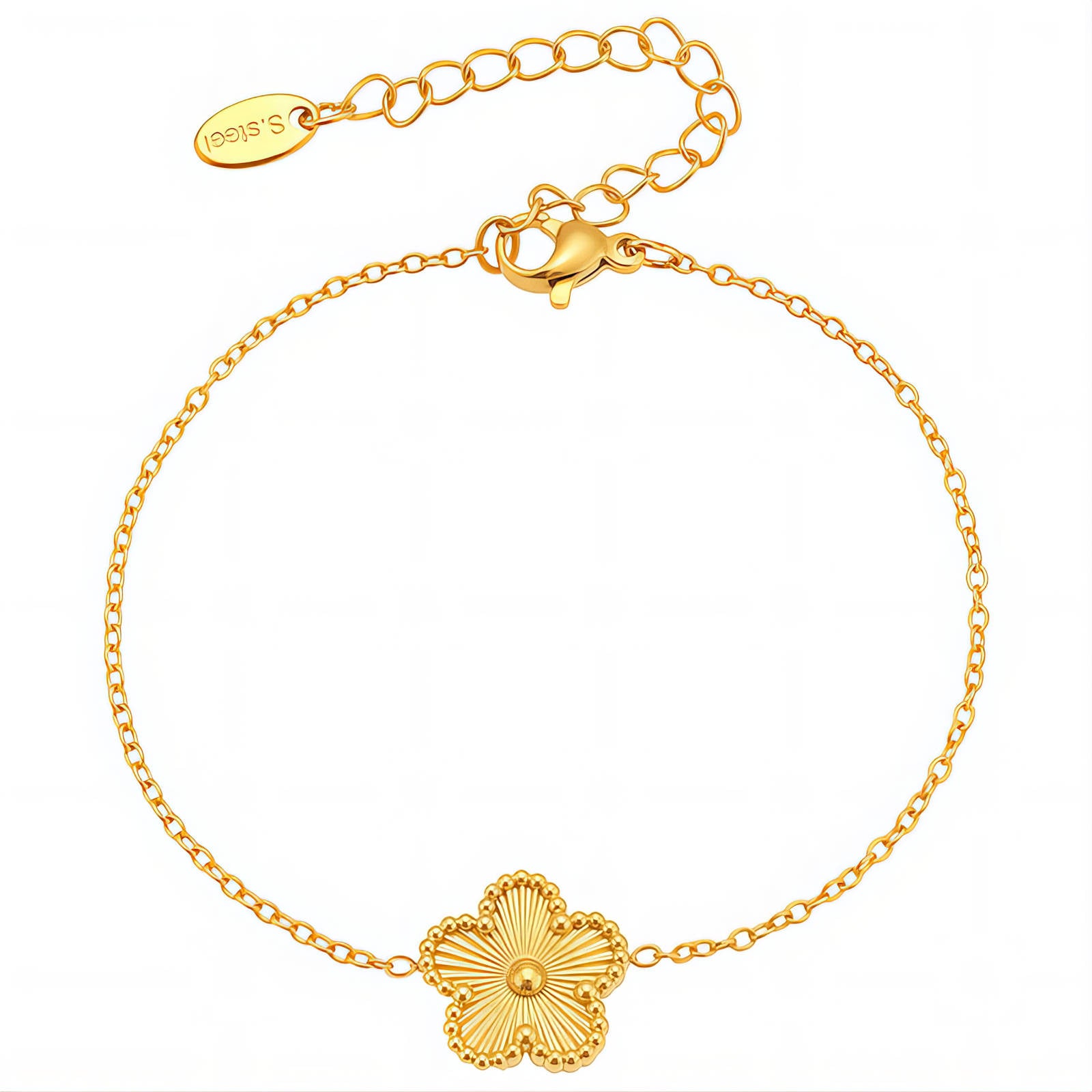 Bracciale “Fleur d’Or” – Maison C | Placcatura Oro 18K