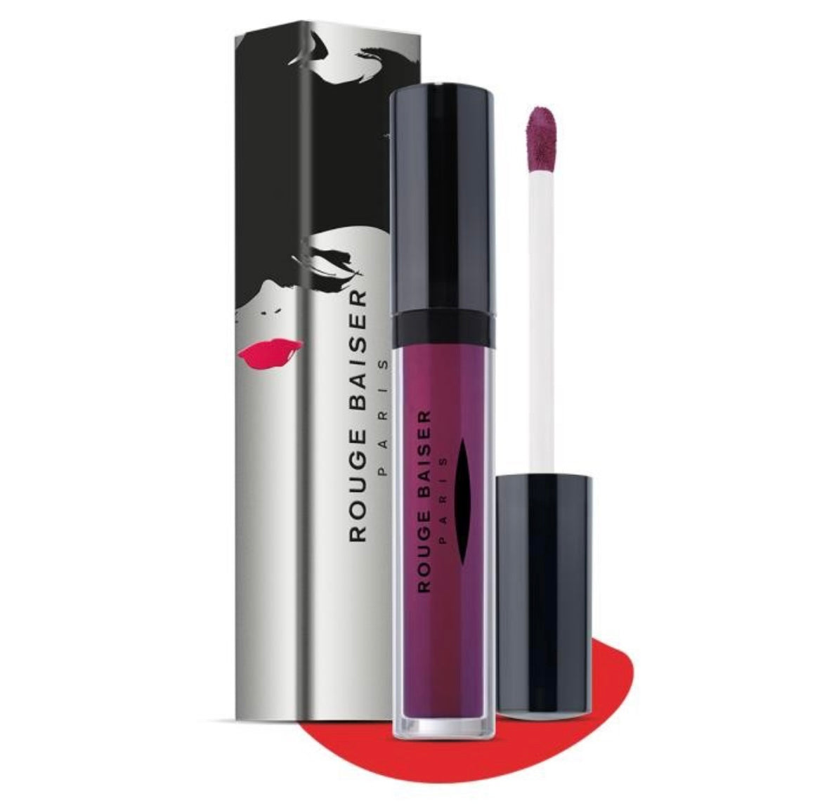 Rouge Baiser Laque à Lèvres evidemment Vinyle 713 Violet Scandal 4.2ml